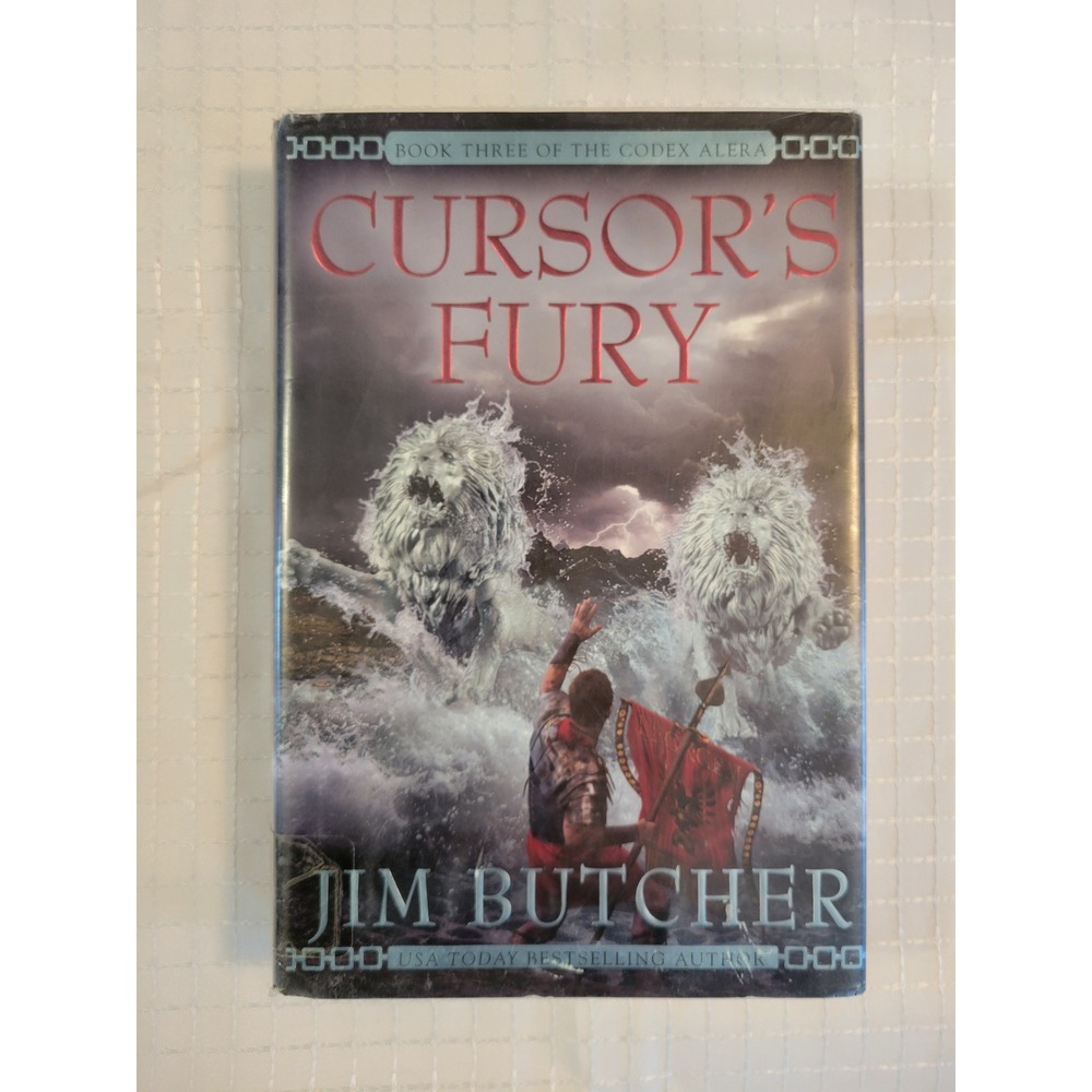 Cursor's Fury Jim Butcher Codex Alera Book‎ 3 First Edition Hardcover Fantasy